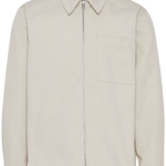 Chaqueta !Solid Elon Zipper Oatmeal - ECRU