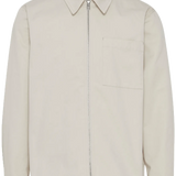 Chaqueta !Solid Elon Zipper Oatmeal - ECRU
