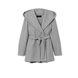 Chaqueta Tiffosi Cinturón y Capucha Gris - ECRU