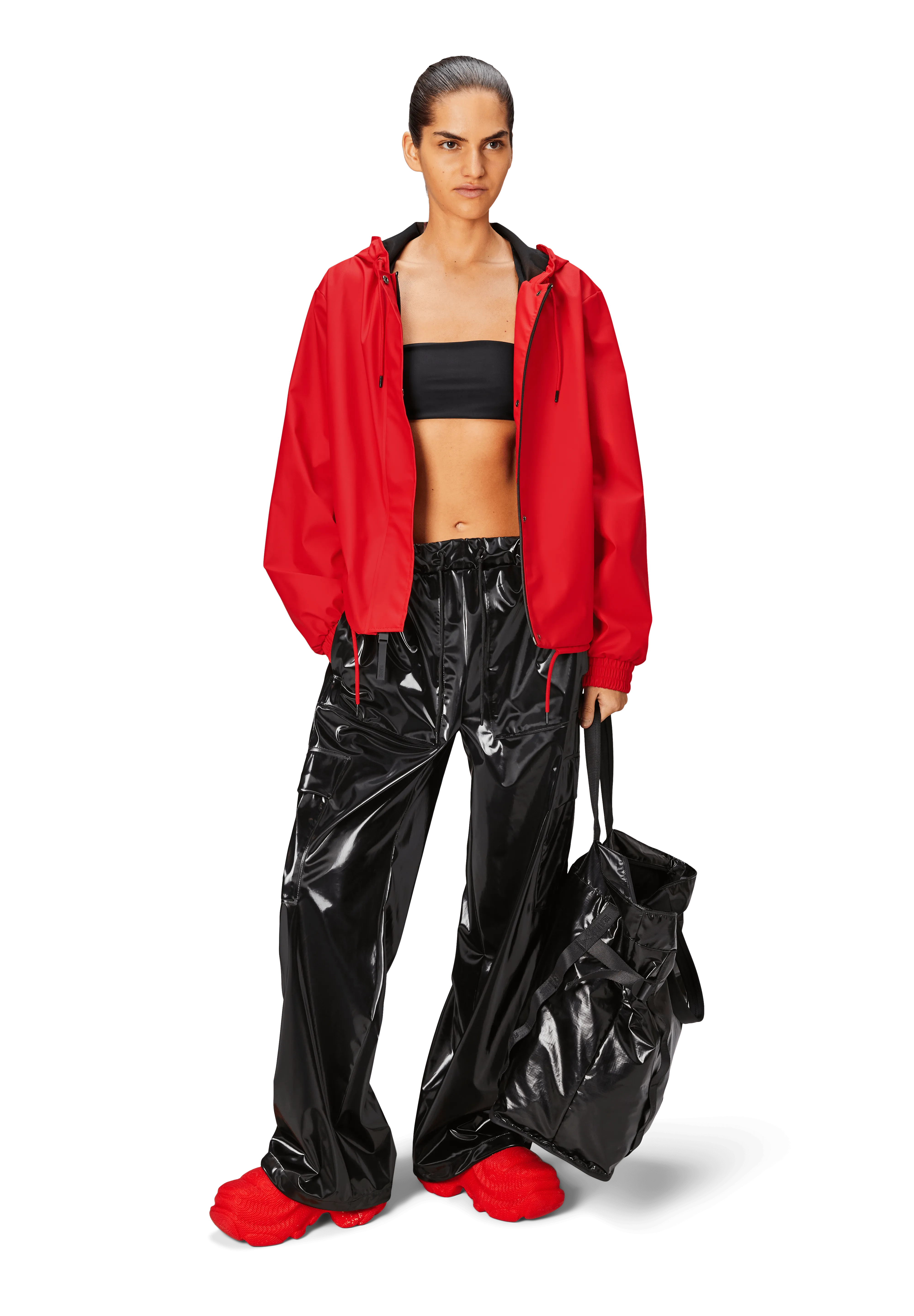 Chubasquero Rains String Chaqueta Corta Fire - ECRU