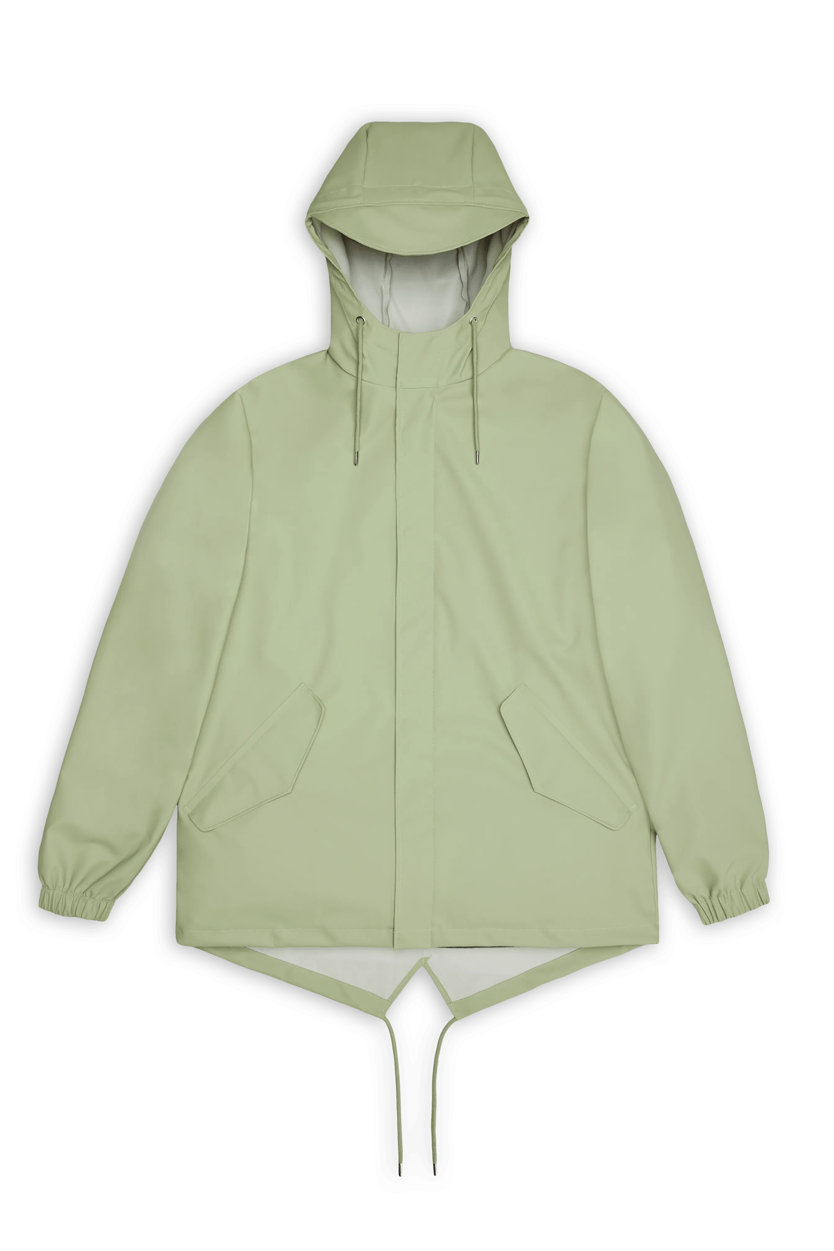 Chubasquero RAINS Unisex Fishtail Jacket Earth - ECRU