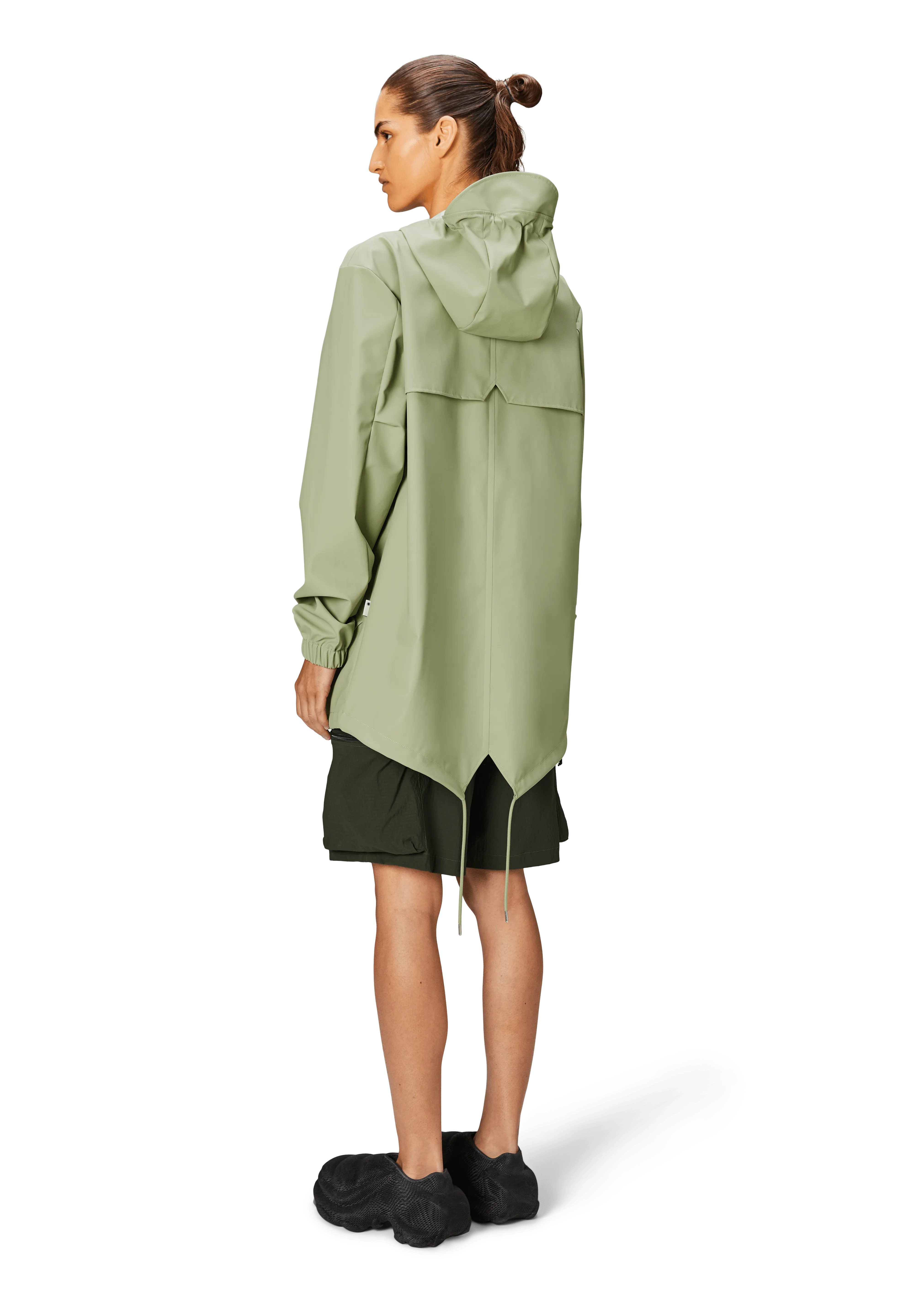 Chubasquero RAINS Unisex Fishtail Jacket Earth - ECRU