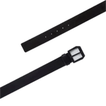 Cinturón Replay de Piel Cepillada Black - ECRU