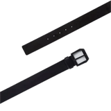 Cinturón Replay de Piel Cepillada Black - ECRU