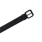 Cinturón Replay de Piel Cepillada Black - ECRU