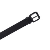 Cinturón Replay de Piel Cepillada Black - ECRU