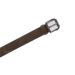 Cinturón Replay de Piel Cepillada Dark Wood Brown - ECRU