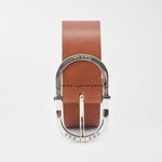 Cinturón Salsa Jeans de Piel Arena Mujer - ECRU