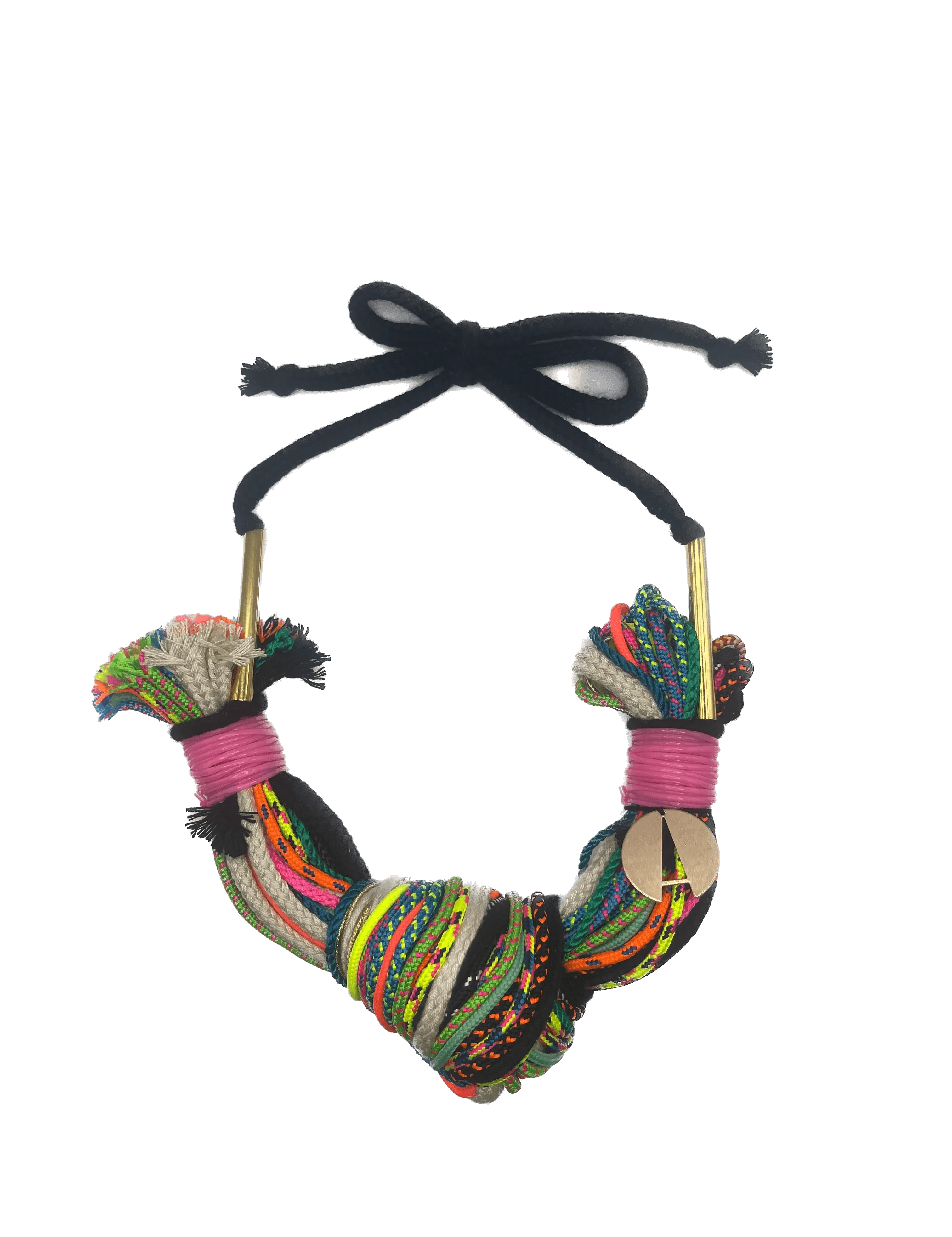 Collar Domingo Ayala Nudo Simple - ECRU