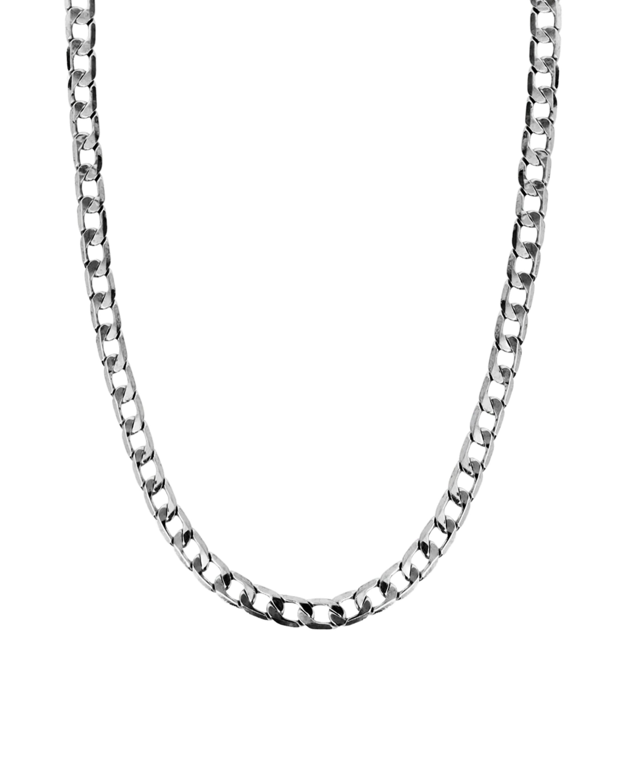 Collar Twojeys Cadena Cuban Silver - ECRU
