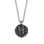 Collar Twojeys Géminis Silver - ECRU