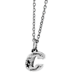 Collar Twojeys Letra C Silver - ECRU