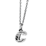 Collar Twojeys Letra C Silver - ECRU