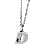 Collar Twojeys Letra D Silver - ECRU