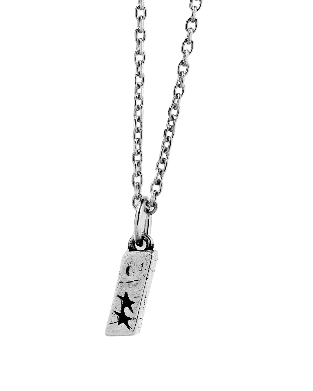 Collar Twojeys Letra I Silver - ECRU