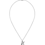 Collar Twojeys Letra K Silver - ECRU