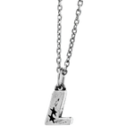 Collar Twojeys Letra L Silver - ECRU