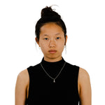 Collar Twojeys Letra L Silver - ECRU