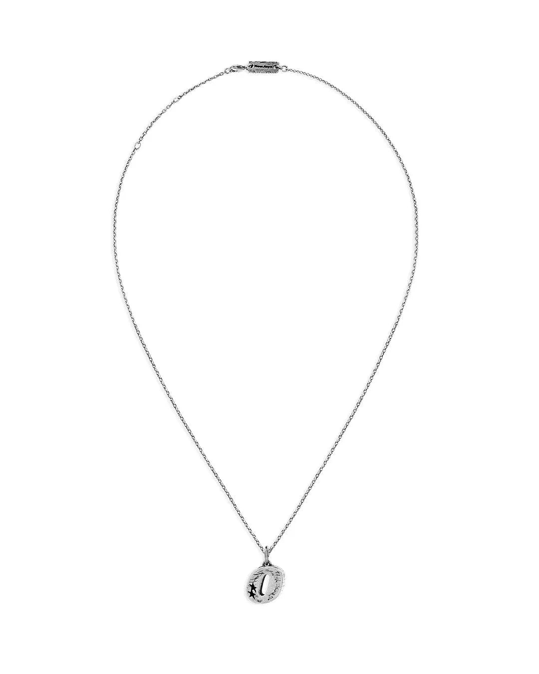 Collar Twojeys Letra O Silver - ECRU