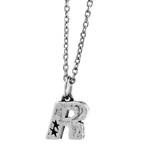 Collar Twojeys Letra R Silver - ECRU