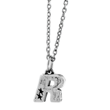 Collar Twojeys Letra R Silver - ECRU