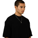 Collar Twojeys Letra Y Silver - ECRU