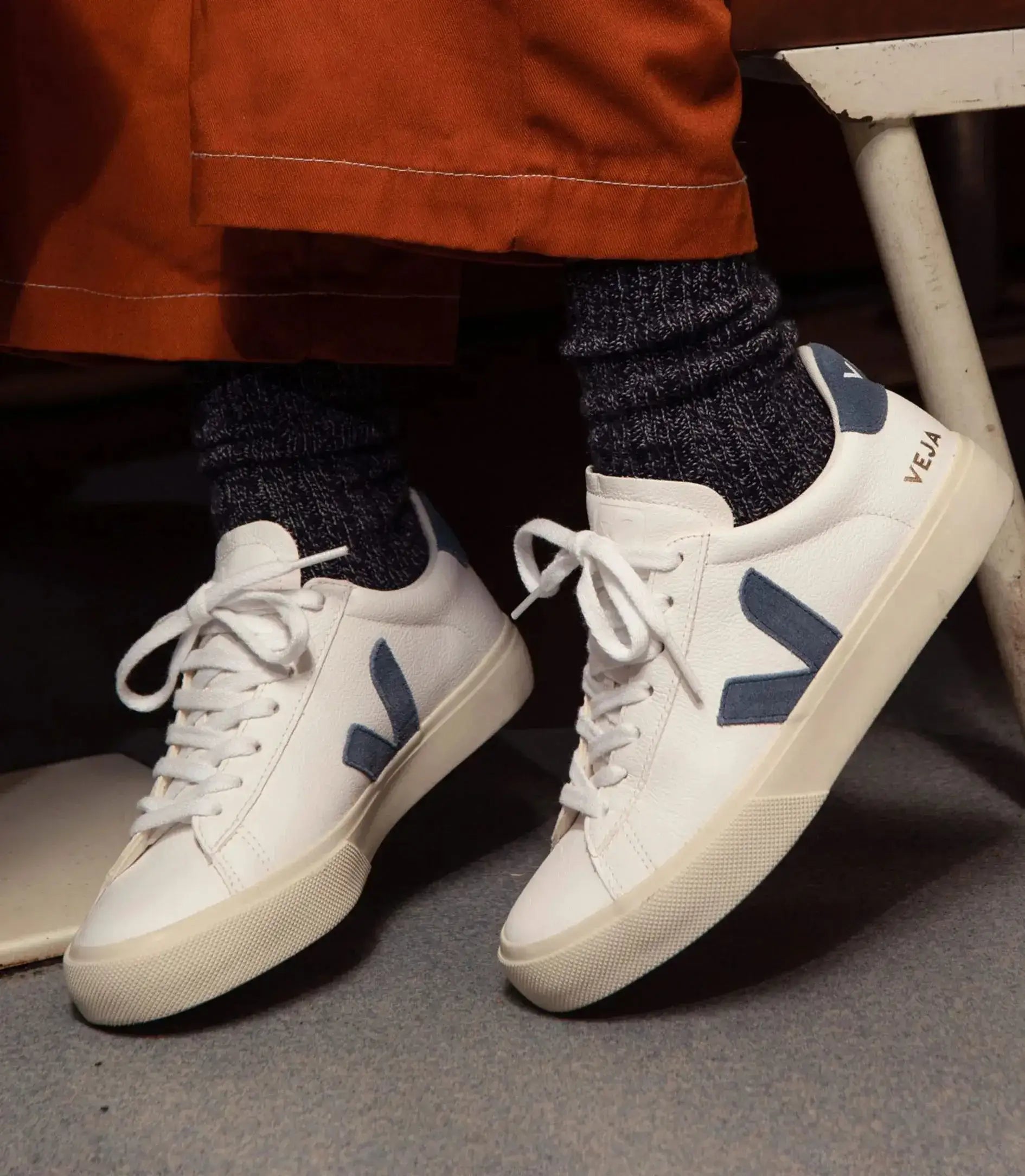 Chaussures VEJA Campo Cuir Chromefree Blanc Californie