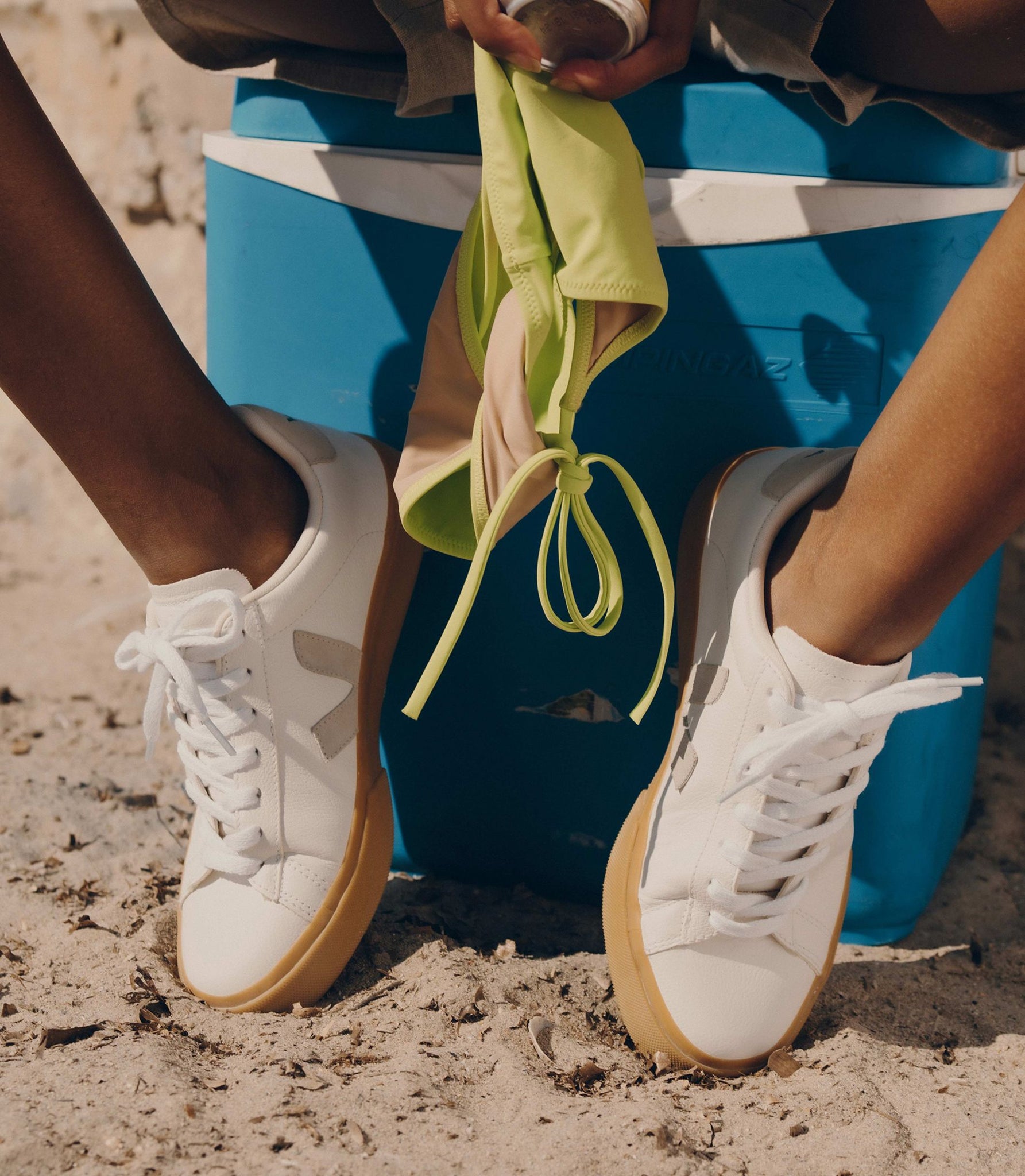 Veja Campo Chromefree Leather White Natural Natural Sneakers 