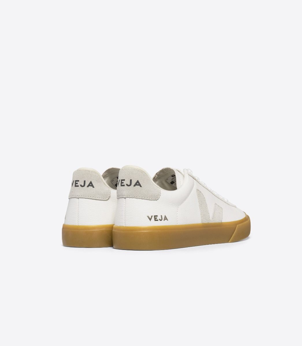 Veja Campo Chromefree Leather White Natural Natural Sneakers 