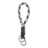 Crux Key Clip Topo Designs Black - ECRU