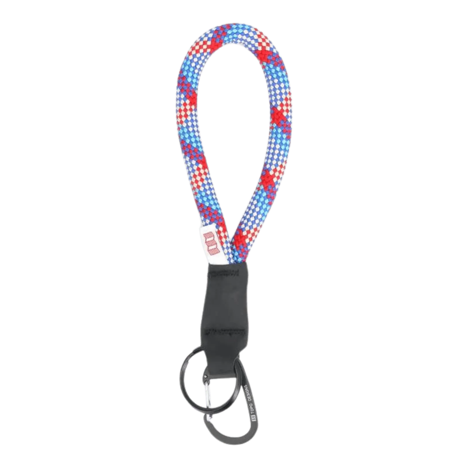 Crux Key Clip Topo Designs Bone White Blue - ECRU