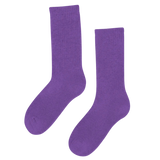 Organic Active Socke Scharlachrot