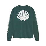 Camiseta NEW AMSTERDAM SURF ASSOCIATION Logo Longsleeve Bottle Green