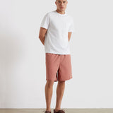 Pantalón corto FARAH Swinton Drawstring Herringbone Dusty Red