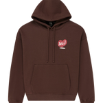 Sudadera DEUS EX MACHINA Deep Cut Downtown Brown — fotografía oficial frontal