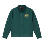 Chaqueta DEUS EX MACHINA Cutaway Racing Green — fotografía oficial frontal