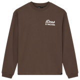 Camiseta manga larga Deus Ex Machina Harajuku Sign Bison Brown - flat