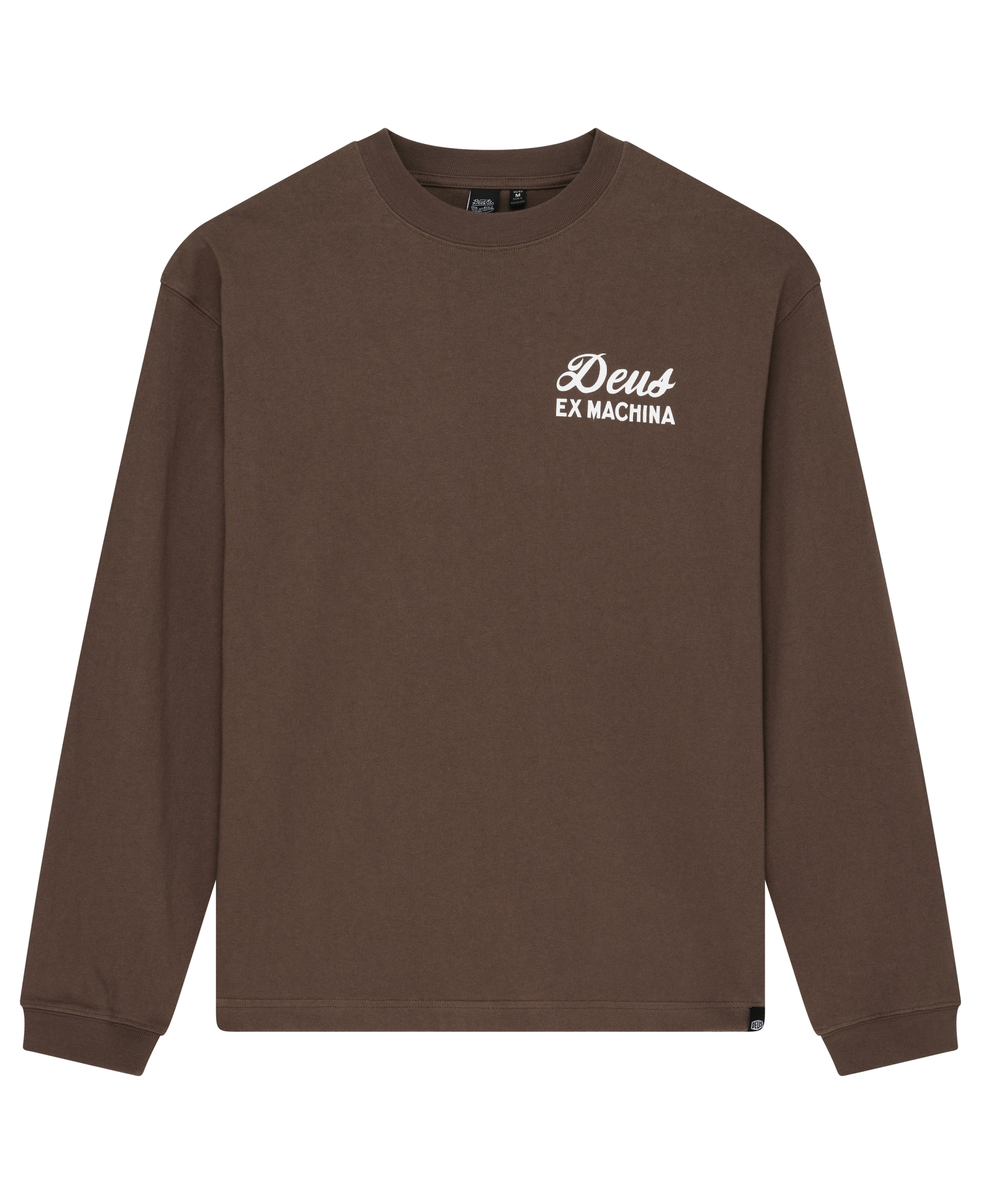 Camiseta manga larga Deus Ex Machina Harajuku Sign Bison Brown - flat