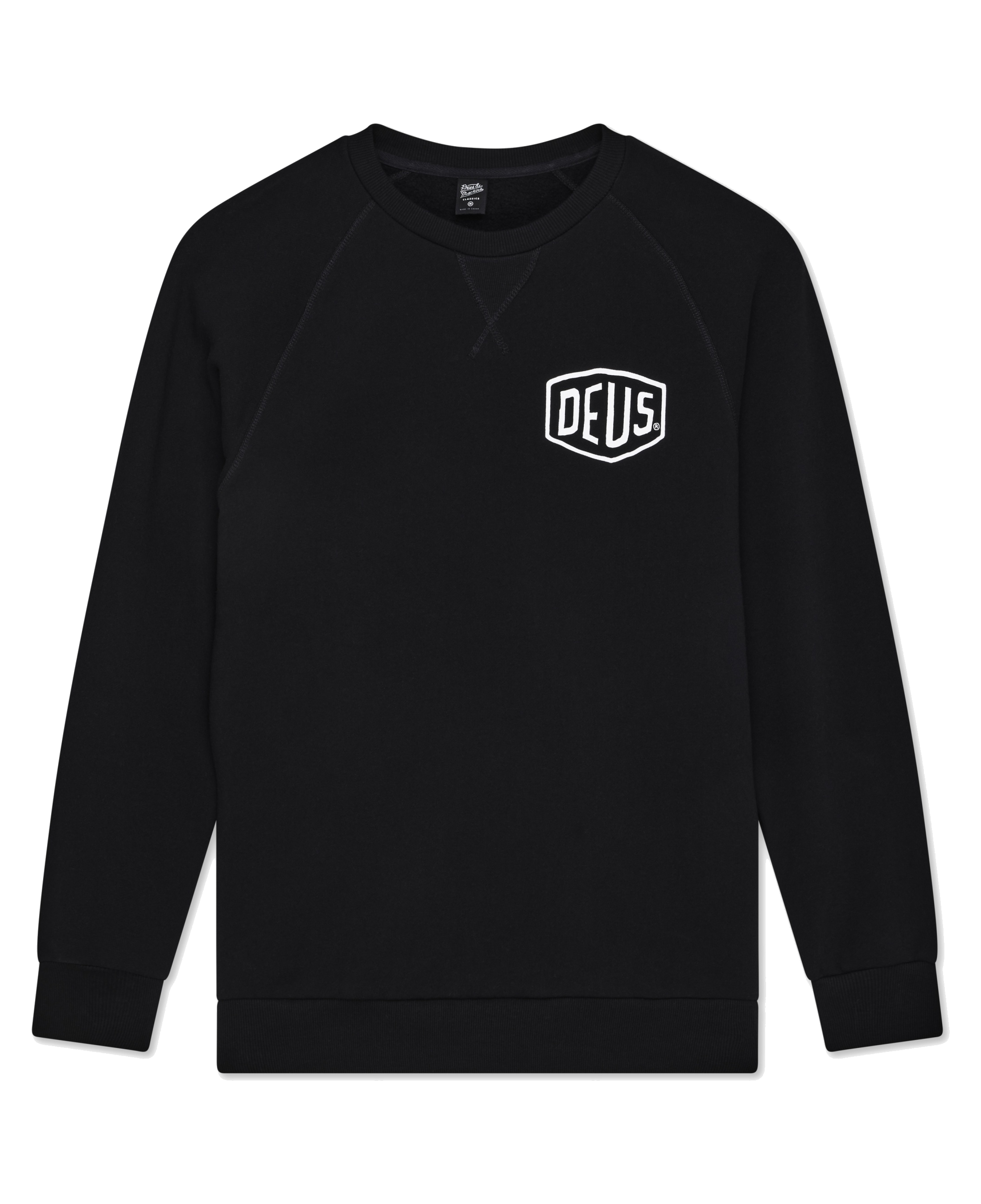 Sudadera Deus Ex Machina Harajuku Address Crew Racing Green - flat