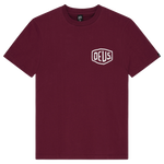 Camiseta Deus Ex Machina Biarritz Address Burgundy - flat