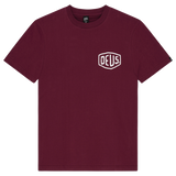 Camiseta Deus Ex Machina Biarritz Address Burgundy - flat