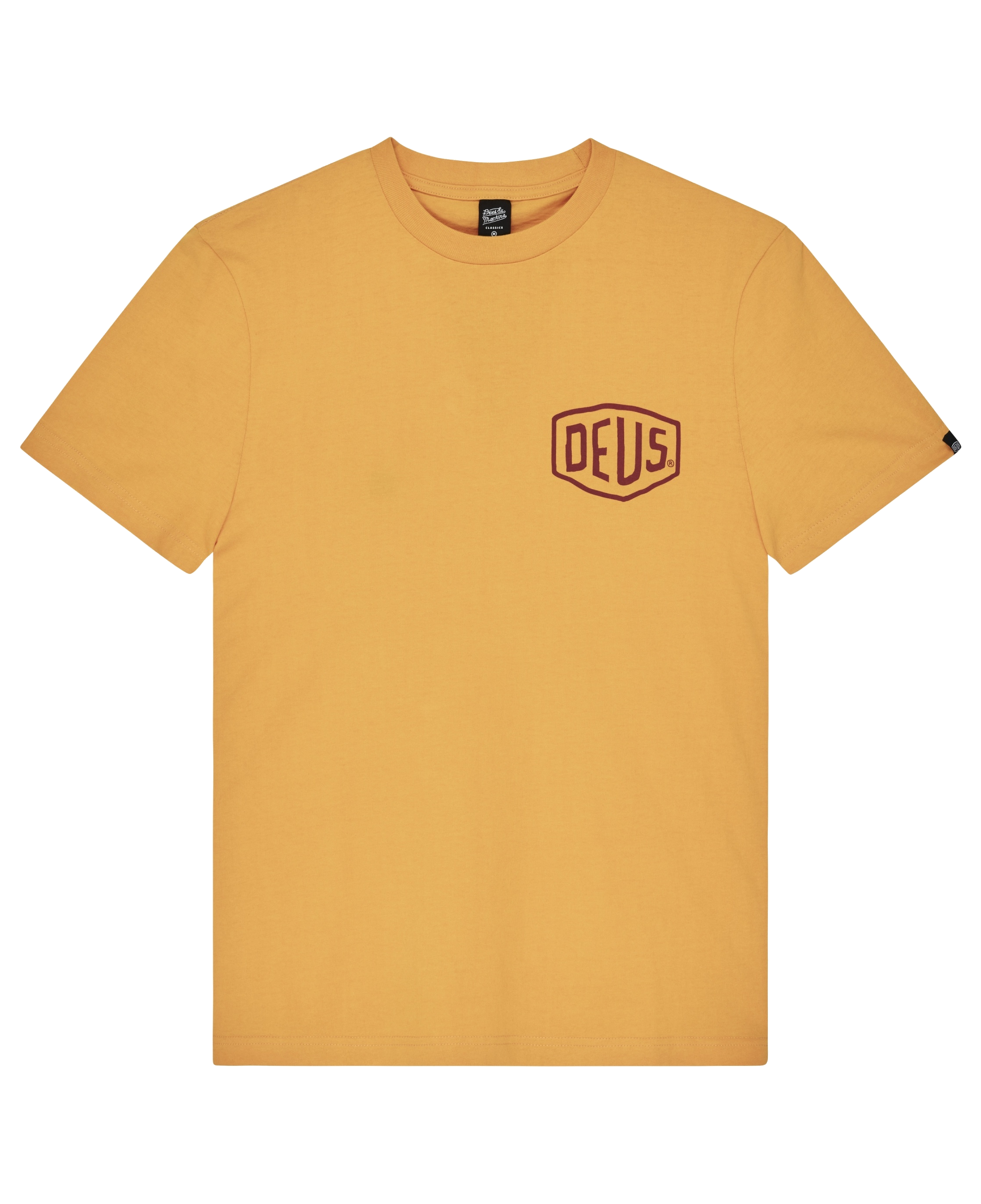 Camiseta Deus Ex Machina Harajuku Address Radiant Yellow - flat