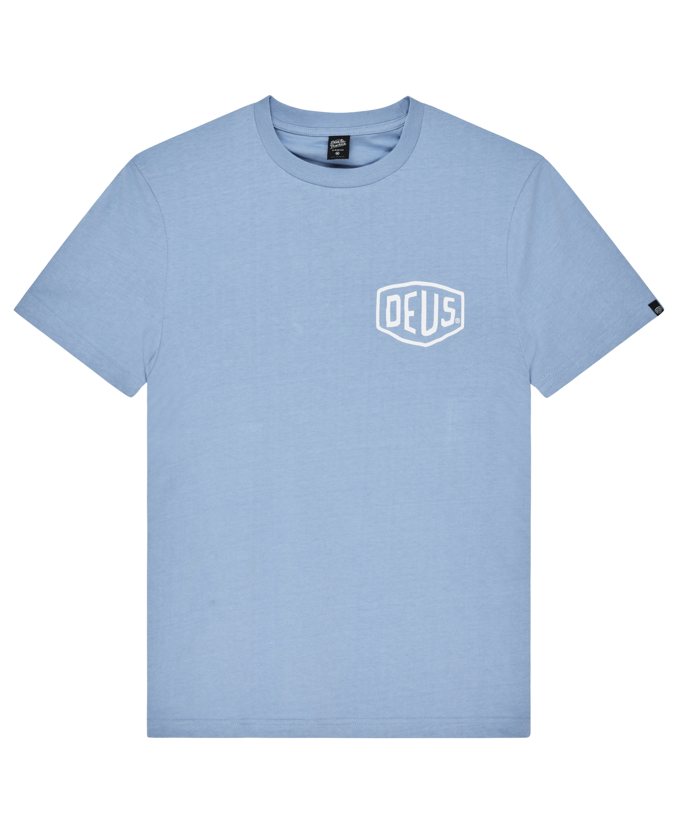 Camiseta Deus Ex Machina Camperdown Address Glacier Blue - flat