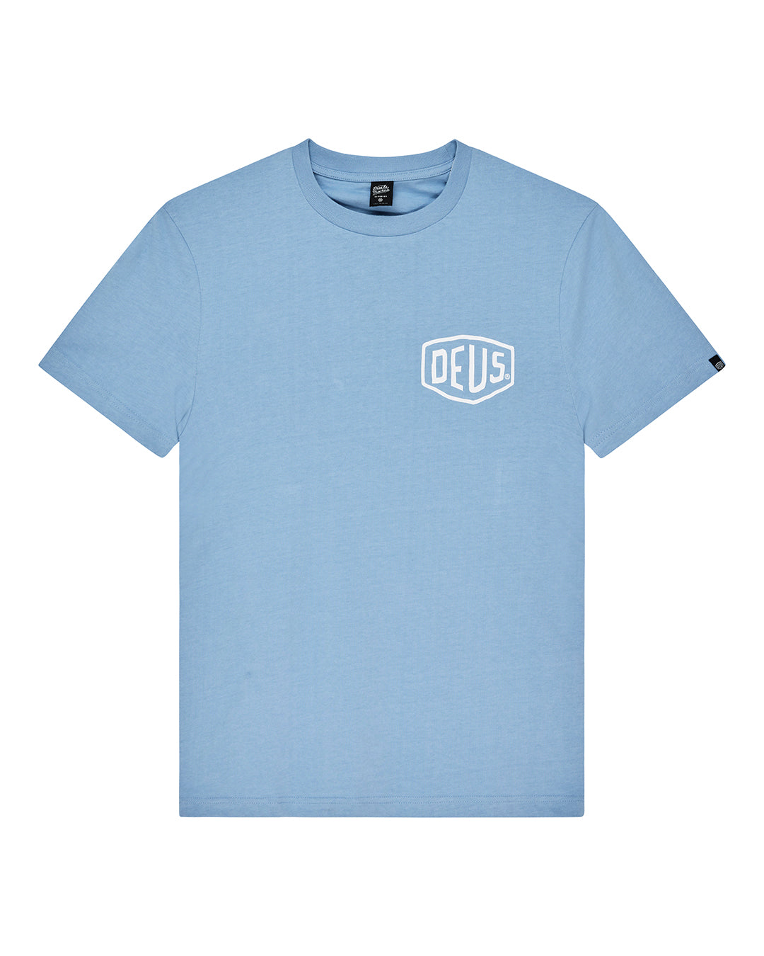 Camiseta Deus Camperdown Address Glacier Blue — frontal