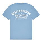 Camiseta Deus Camperdown Address Glacier Blue — espalda