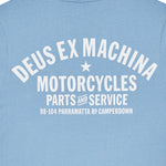 Camiseta Deus Camperdown Address Glacier Blue — look