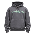 DEUS EX MACHINA Invocation Hoodie Anthracite Grey - flat frontal transparente