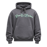 DEUS EX MACHINA Invocation Hoodie Anthracite Grey - flat frontal transparente