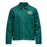 DEUS EX MACHINA Earls Work Jacket Racing Green - flat frontal transparente