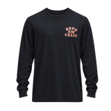 DEUS EX MACHINA Quick Strike LS Black - flat frontal transparente